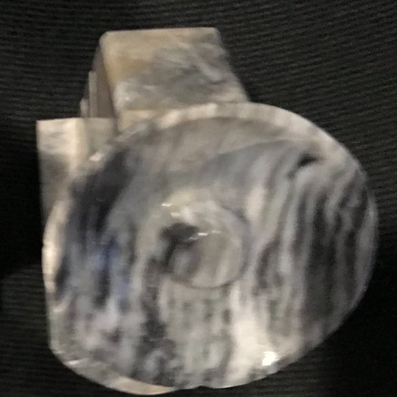 MARBLE SOMBRERO HAT MEXICAN SIESTA SCULPTED CARVED BOOKENDS - Picture 7 of 8